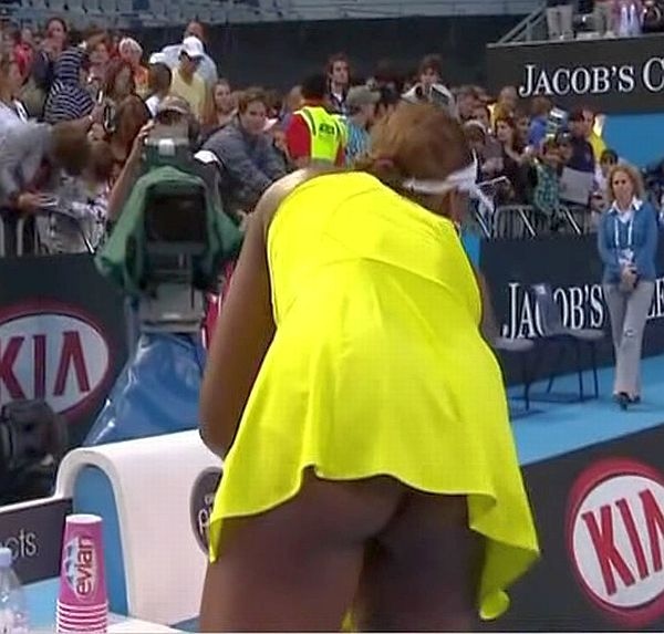Venus Williams le tette sono visibili